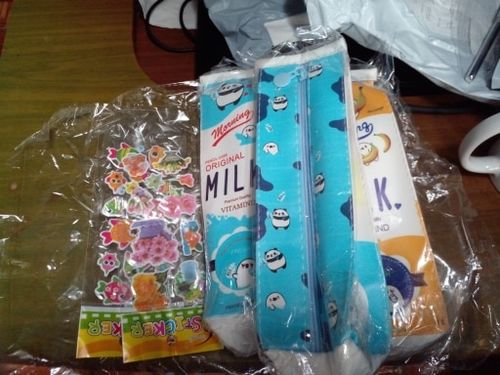 Customer photo review of Fresh Milk Carton Pencil Case