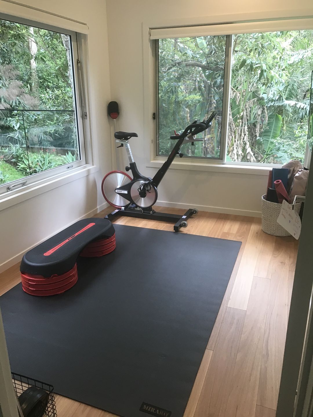 Customer photo review of Miramat® Mega - 214cm x 153cm - Very Large Exercise Mat - In Stock