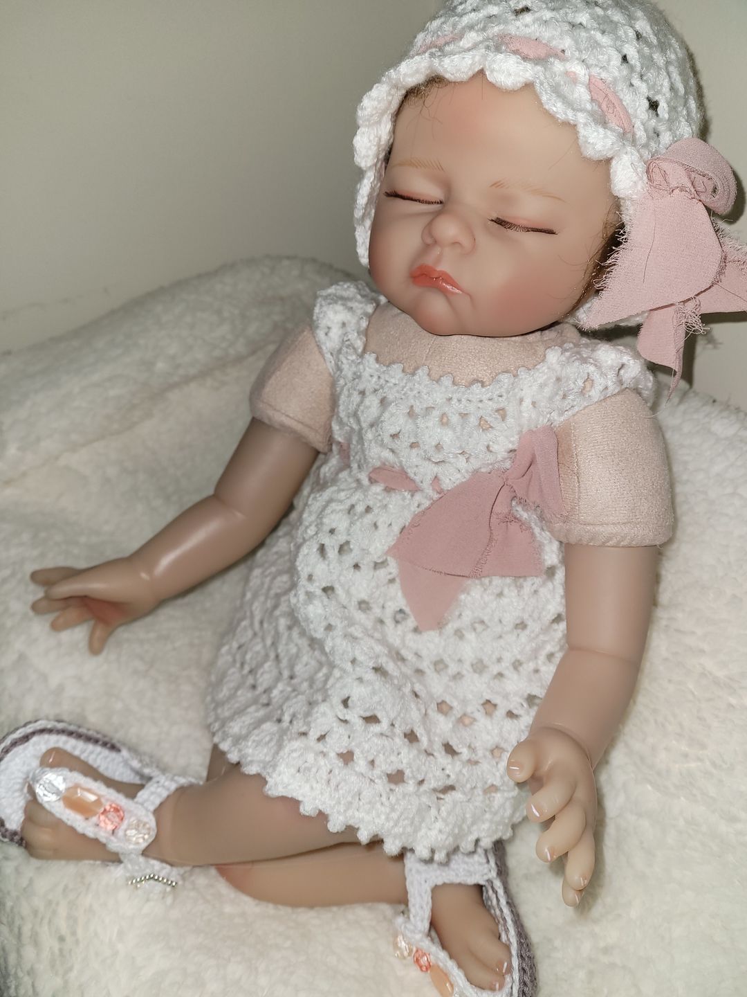 Customer photo review of CRYSTAL [1kg Cono] - La Pantera Rosa | Fine Mexican Crochet Thread Yarn for Clothing and Crafts