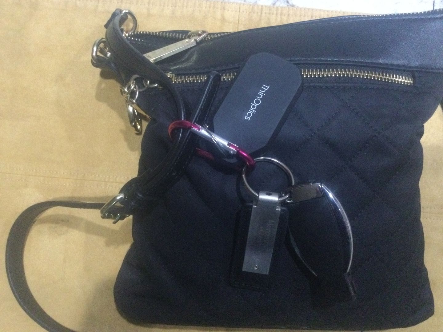 Customer photo review of Readers + Black Keychain Case