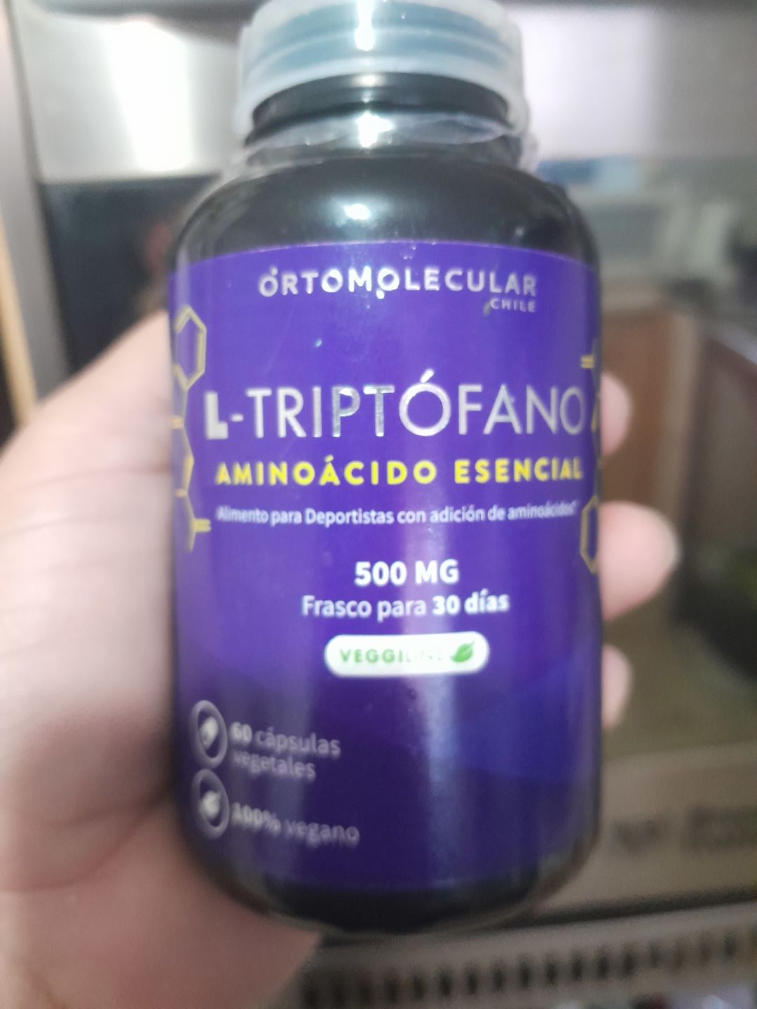 Customer photo review of L-triptófano+Glutamina-60 cáps