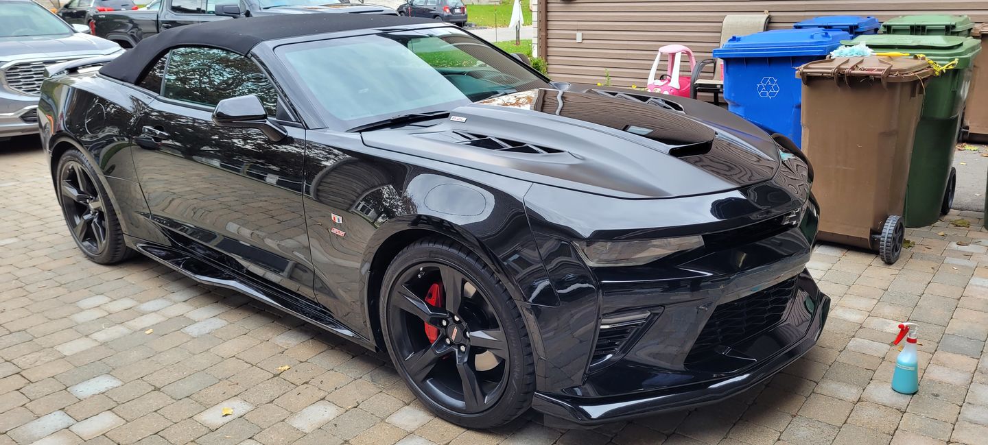 Customer photo review of 6th Gen Camaro ZL1 Conversion Side Skirts Rocker Panels