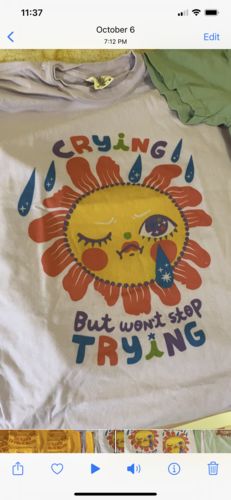 Customer photo review of Mystery T-Shirt