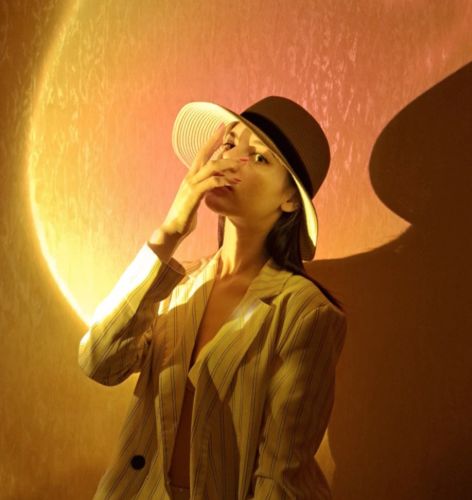 Customer photo review of Sunset Lamp® | Lampe d'ambiance