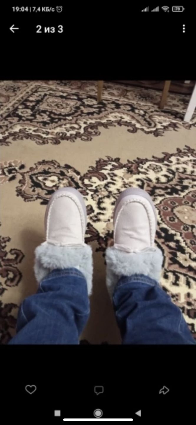 Customer photo review of MarleyShoes™️| Women's round toe fleece thick warm cotton shoes