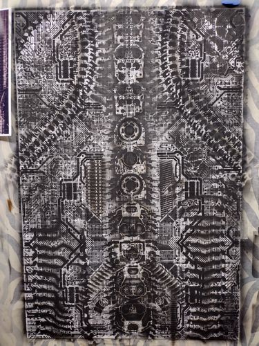 Customer photo review of Blair Stencil -Biomechanical Set 2 medium size