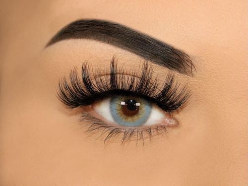 Customer photo review of Vegas Girl Contact Lenses(12 months of use)