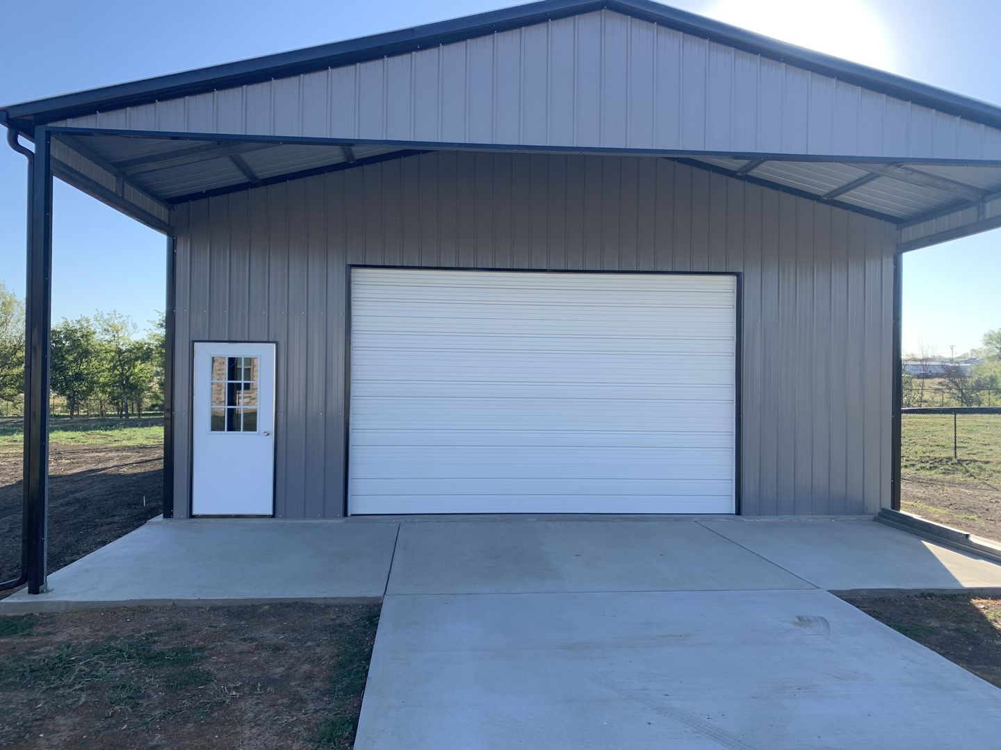 Customer photo review of Clear 9 Lite Glass and Frame Kit (Interior 1 3/8" Door Thickness - Half Lite 24" x 38" Frame Size)