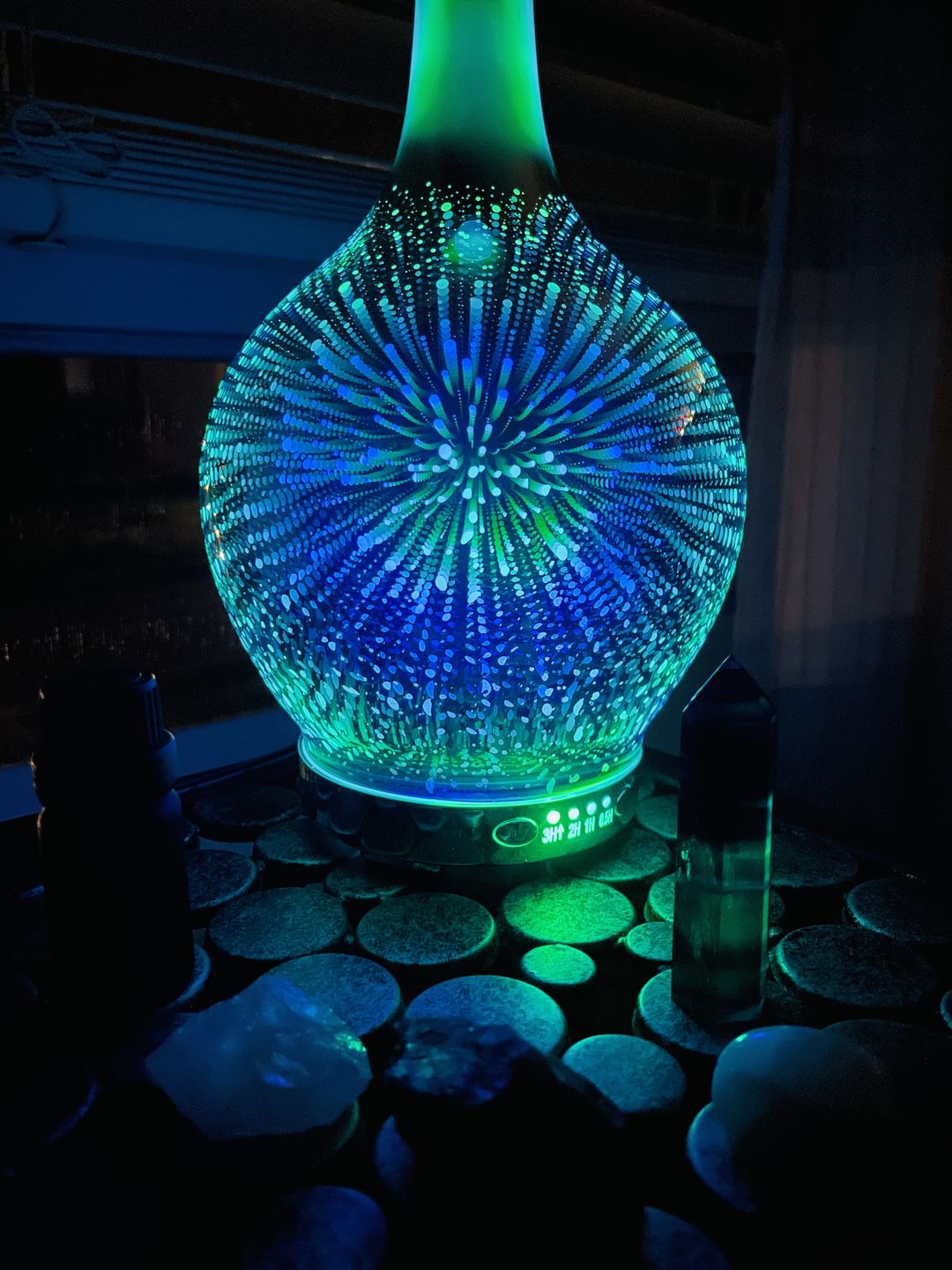 Customer photo review of Oil Aroma Diffuser 3D Glass