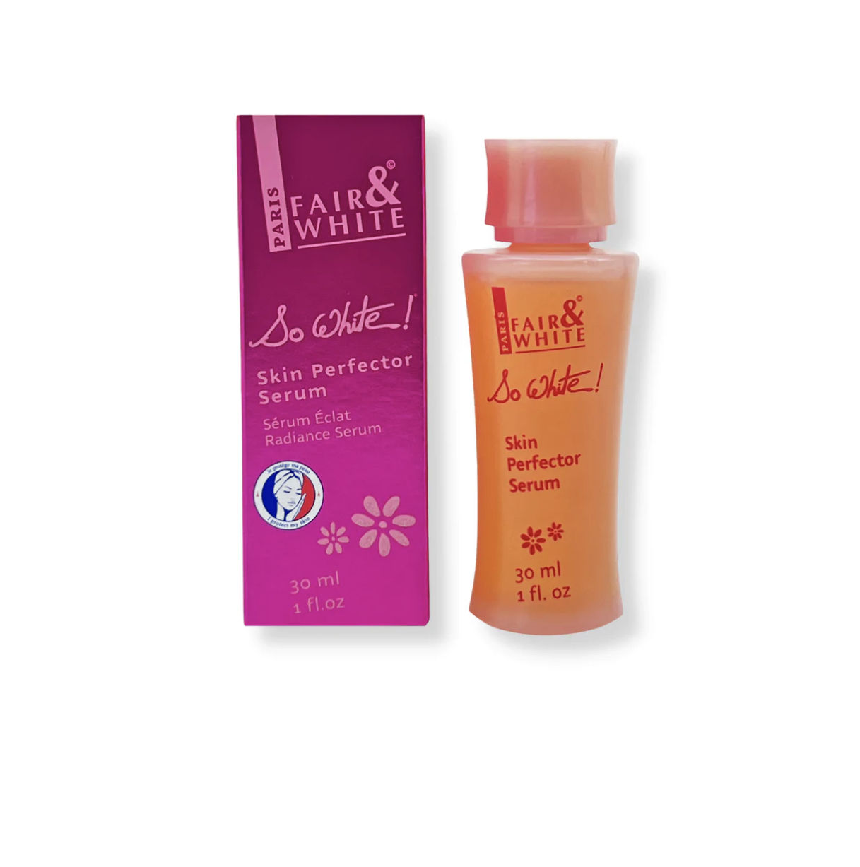 Customer photo review of Fair and White So White Skin Perfector Serum 30ml / 1 fl oz