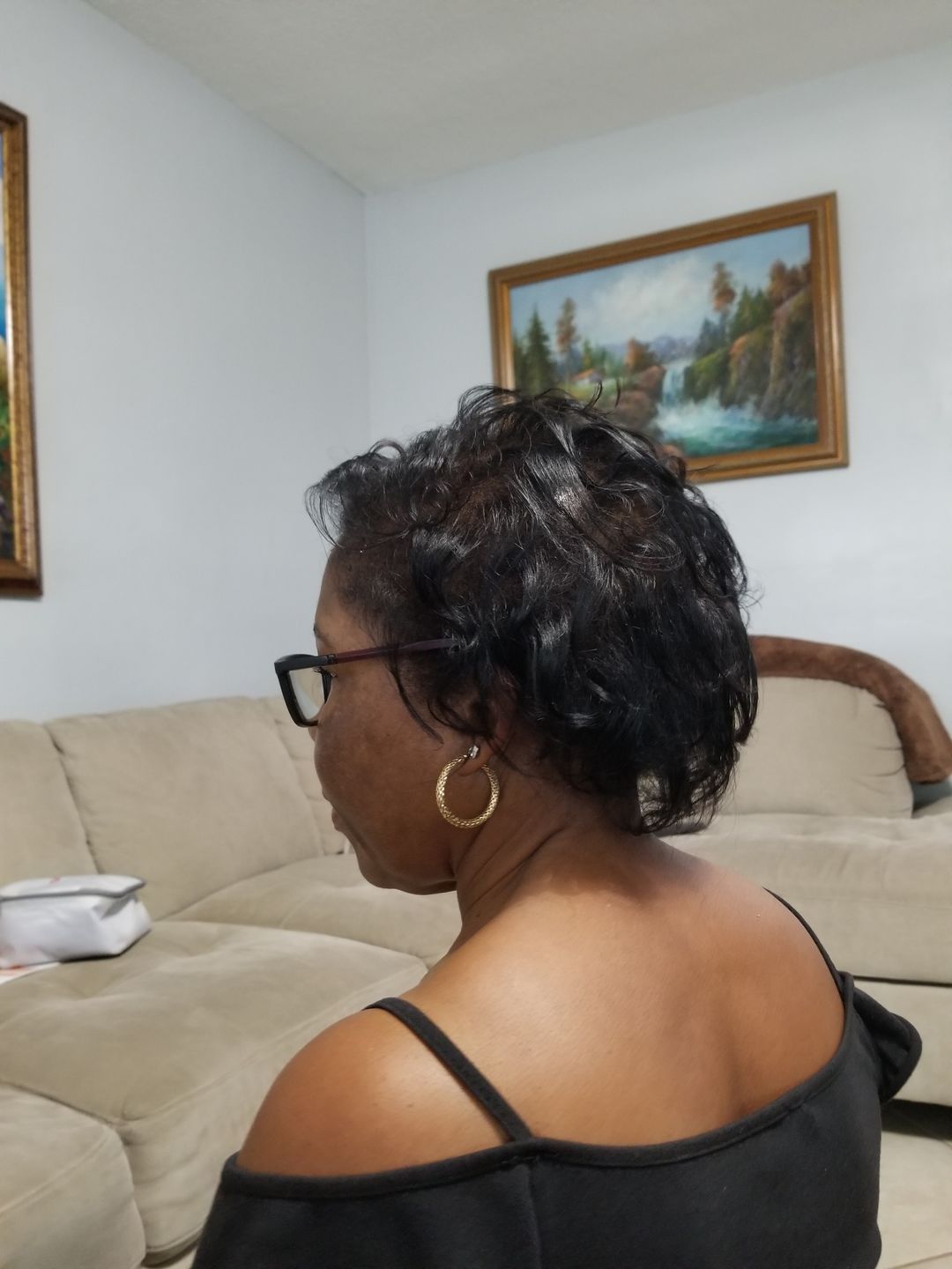 Customer photo review of Color Treated Hair Care Kit
