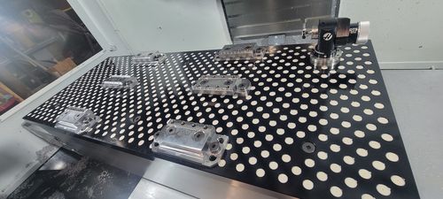 Customer photo review of Haas VF-2 Fixture Tooling Plate
