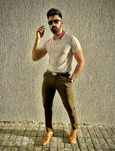 Customer photo review of Code Passion Grey Short Sleeve T-shirt