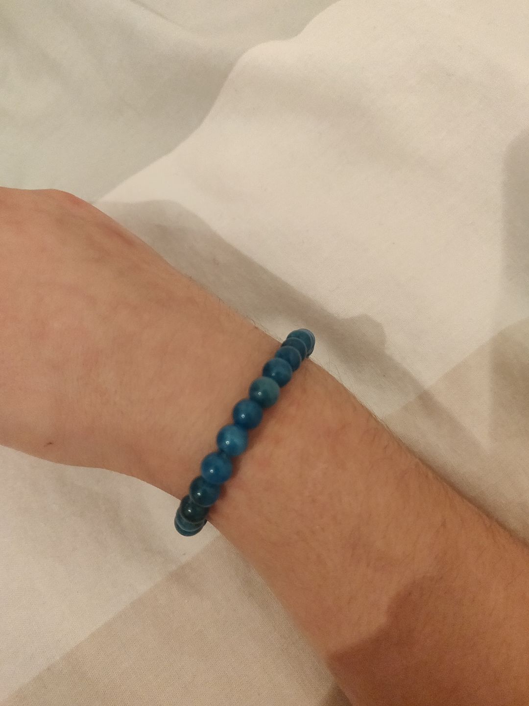 Customer photo review of Bracelet en Apatite