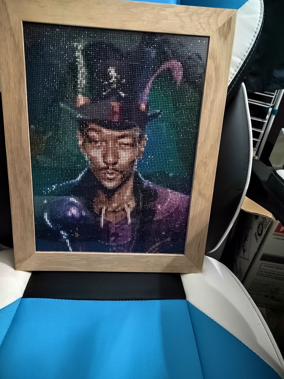 Customer photo review of Diamond Painting Personnalisé