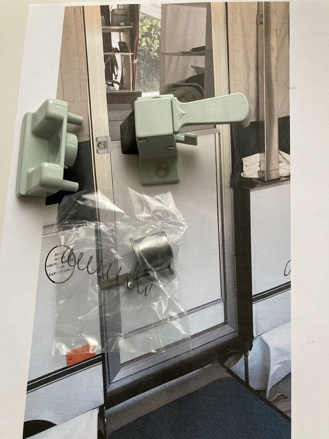 Customer photo review of Stepper Door Swing Arm