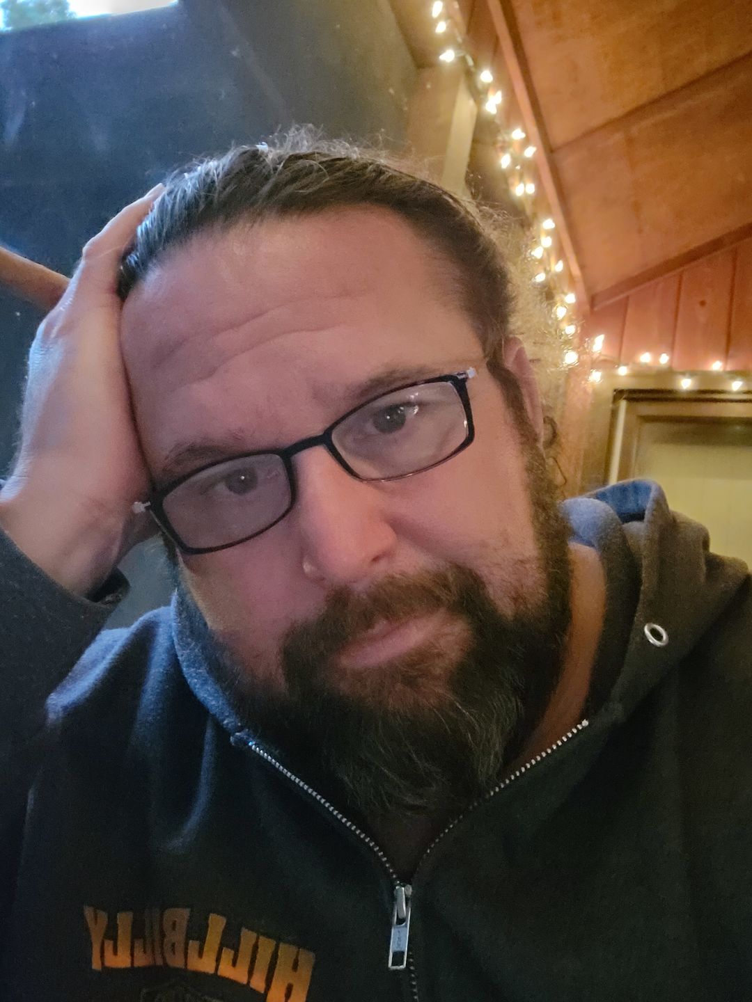 Customer photo review of Brooklyn Blue Light Blocker Glasses + Milano Case