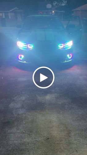 Dodge Charger Waterproof Fog Outline Multicolor Halo Kit