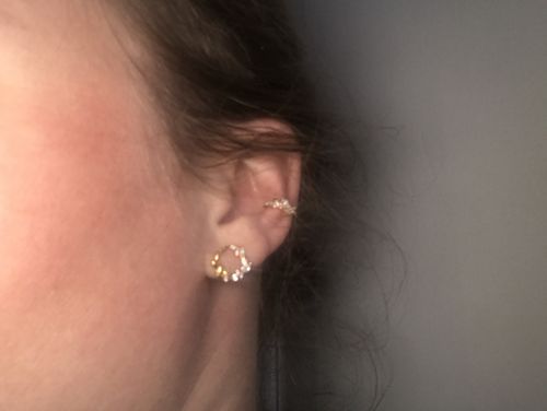 Customer photo review of Ear cuff Juliette Or Jaune