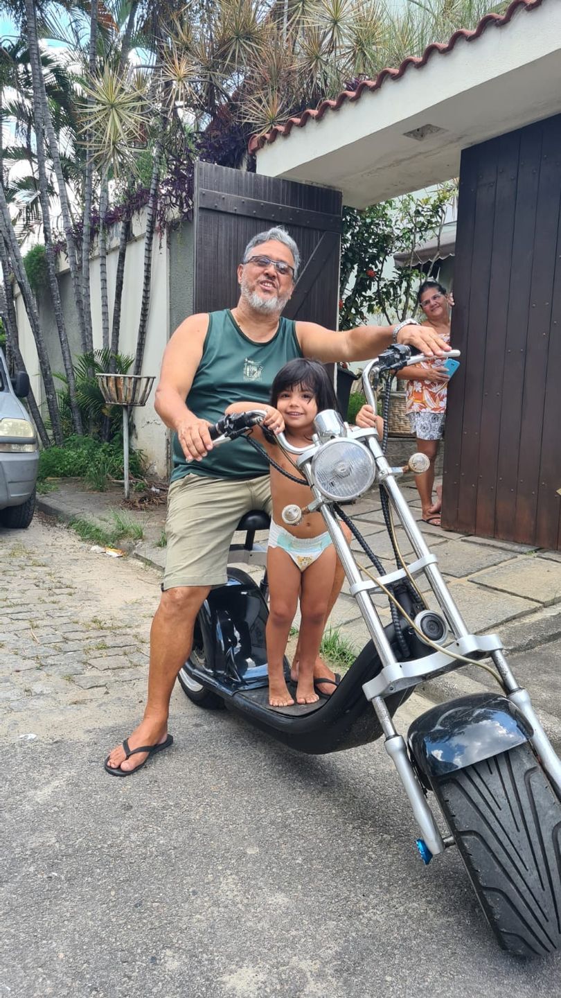 Customer photo review of 3000w SoverSky SL1.0P Scooter 60Miles/45MPH Fat Tire Bike Moped