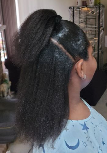 Customer photo review of Don't Be Bald Hair Growth Oil
