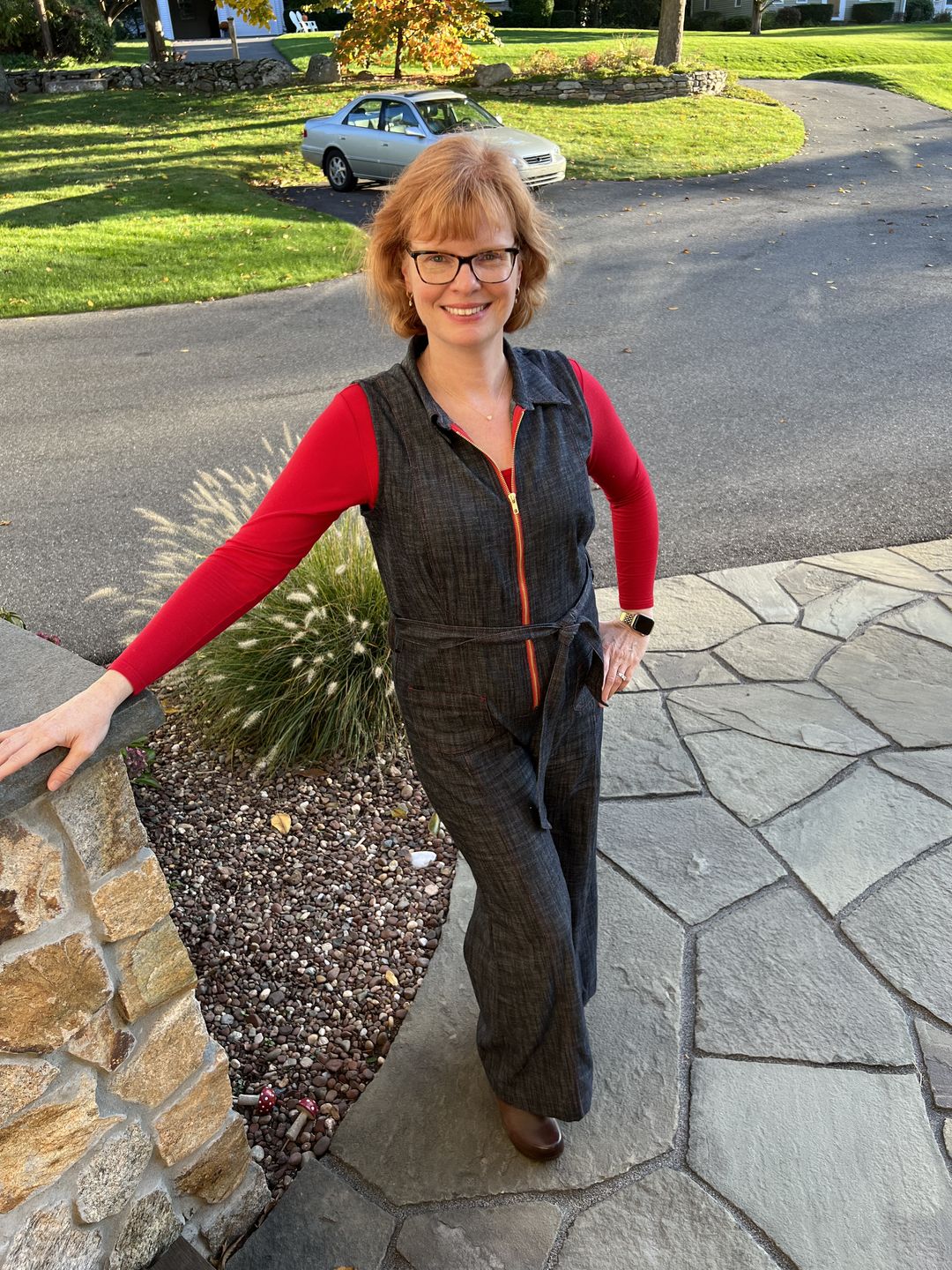 Customer photo review of TABITHA jumpsuit Denim