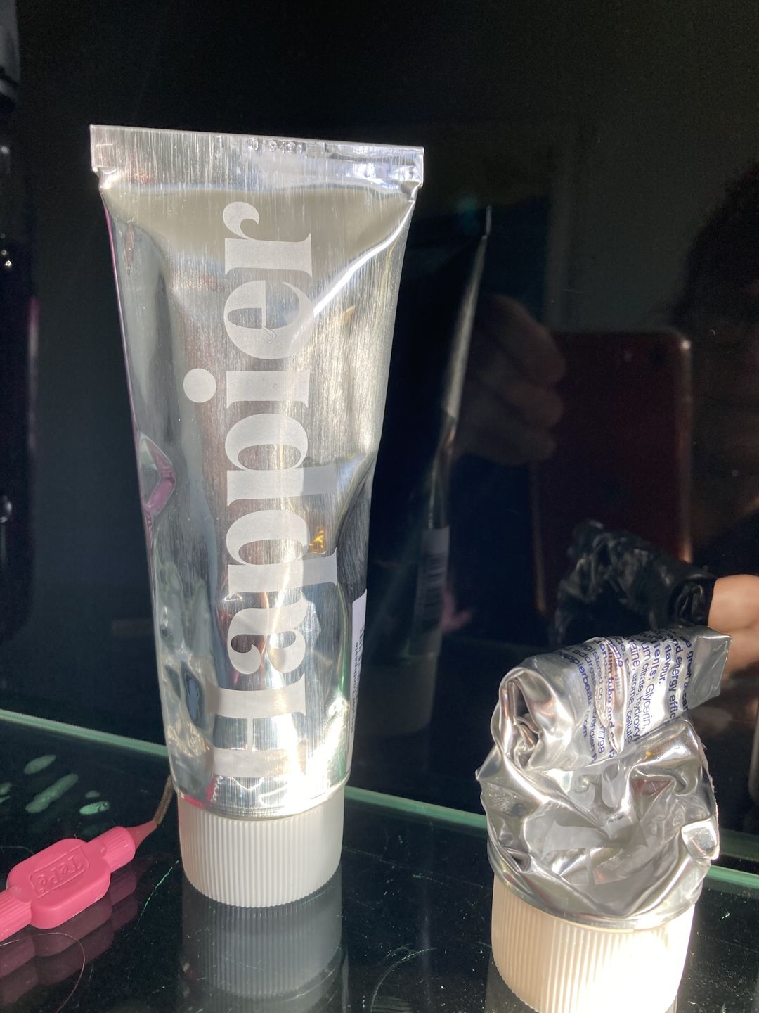 Customer photo review of 2 Pack Happier Toothpaste