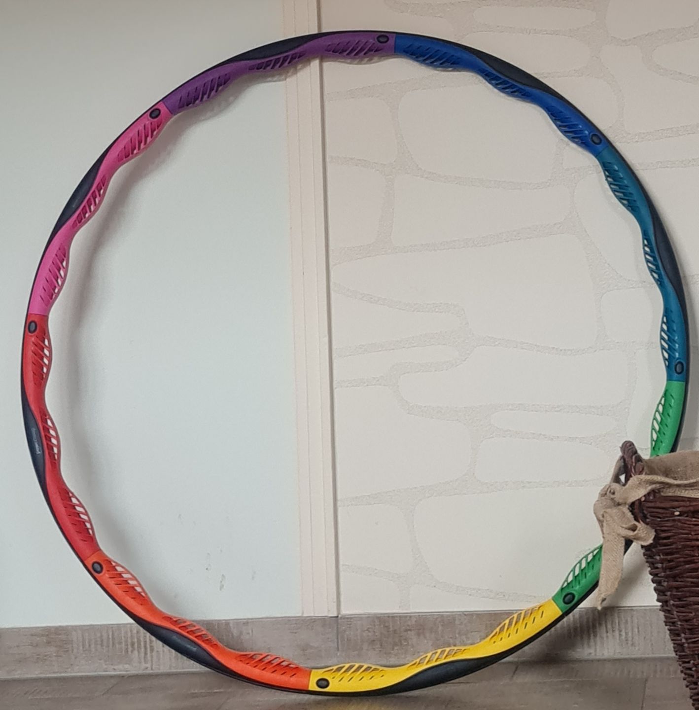 Customer photo review of Powerhoop Deluxe Weighted Hula Hoop - 2.2kg