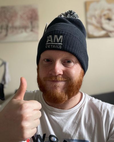 Customer photo review of Bobble Hat - Dark Blue