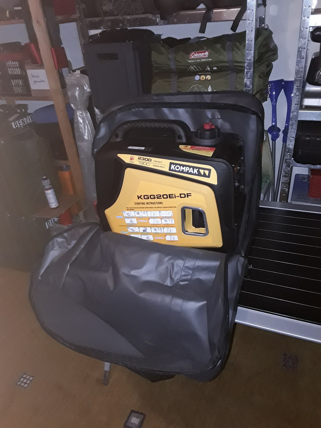 Customer photo review of Small Universal Fit Generator Bag