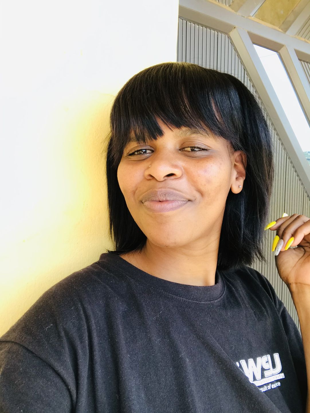 Customer photo review of Brazilian Fringe Bob - 8"