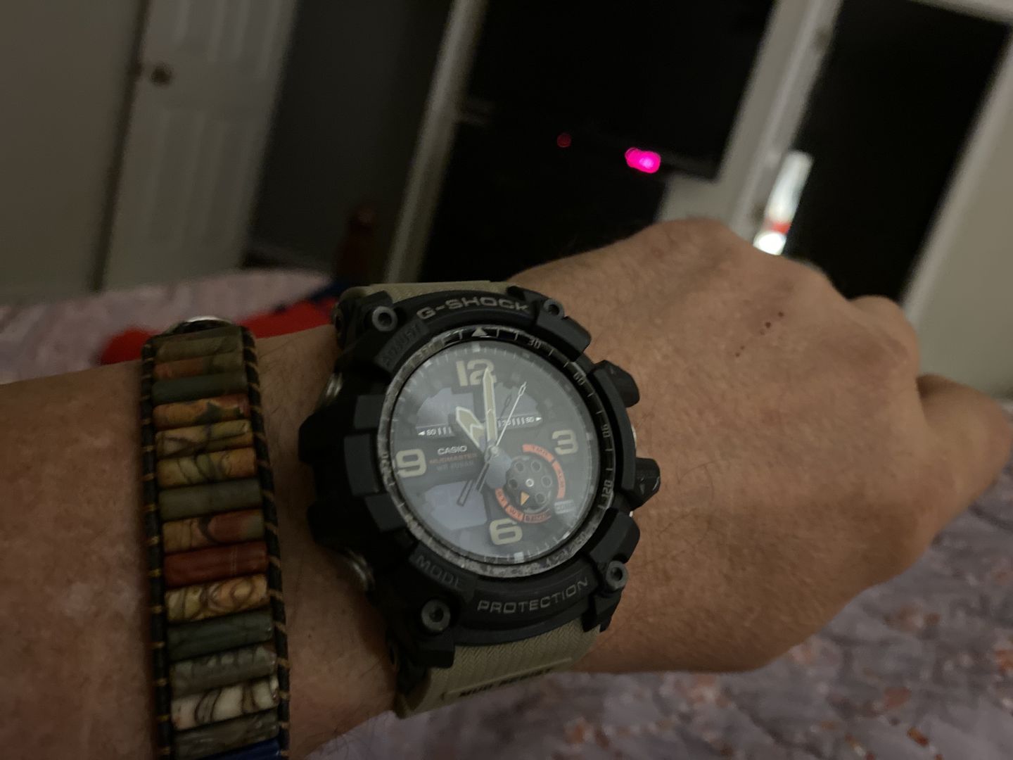 Customer photo review of Men's Warrior Jasper Bracelet