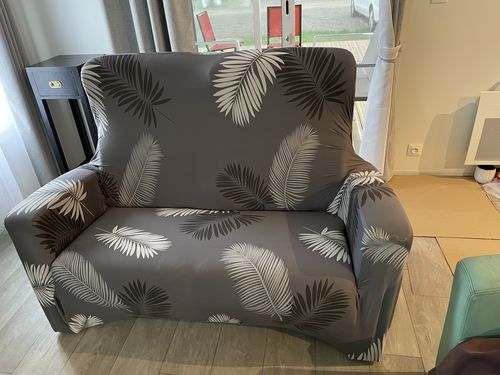 Customer photo review of Exotic Grey - Housses Extensibles de Fauteuil et Canapé