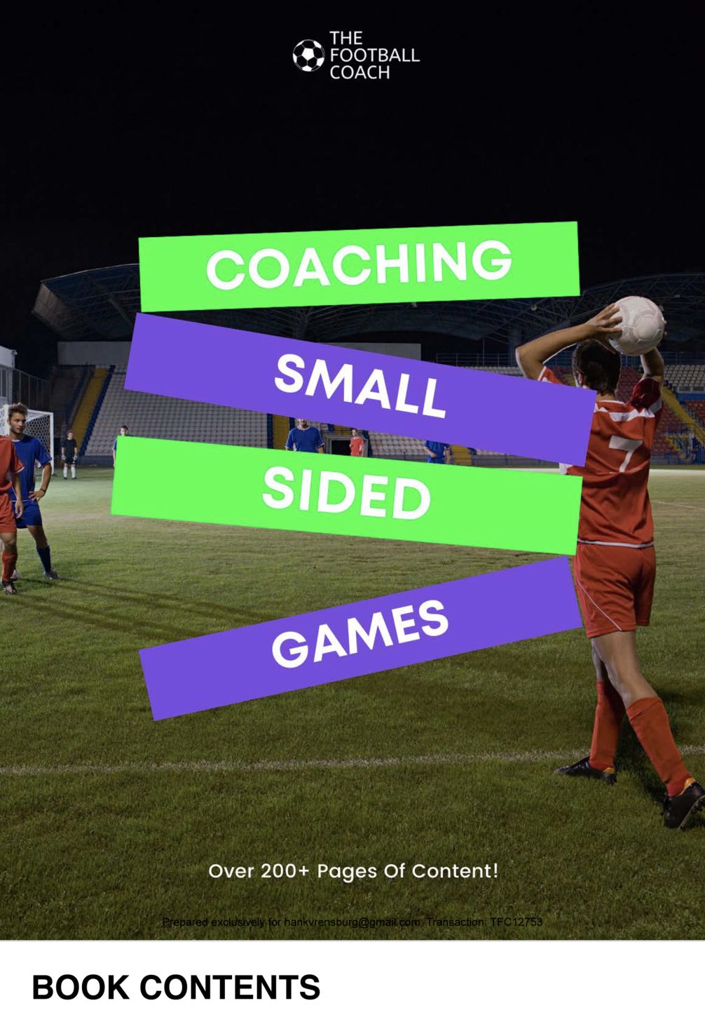 Customer photo review of Coaching Small Sided Games