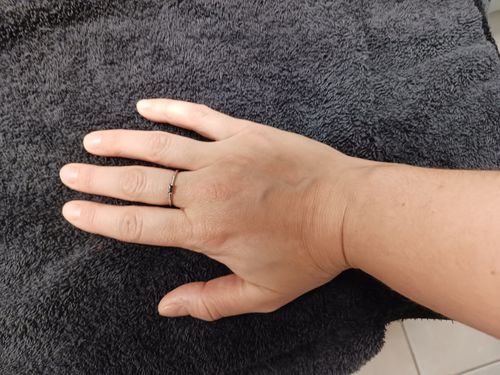 Customer photo review of Dawn Ring - Silver