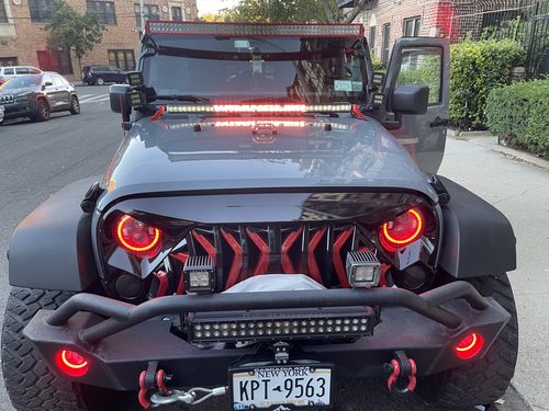 Customer photo review of Wrangler Light Bar Insert