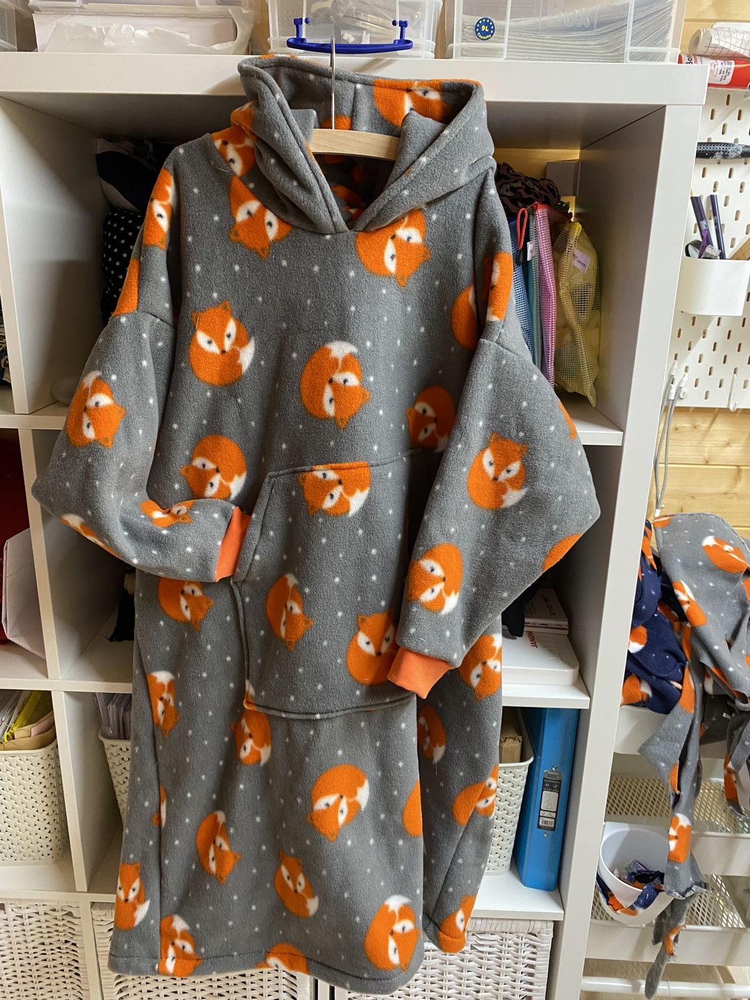 Customer photo review of Sleeping Foxes Anti Pill Polar Fleece Fabric