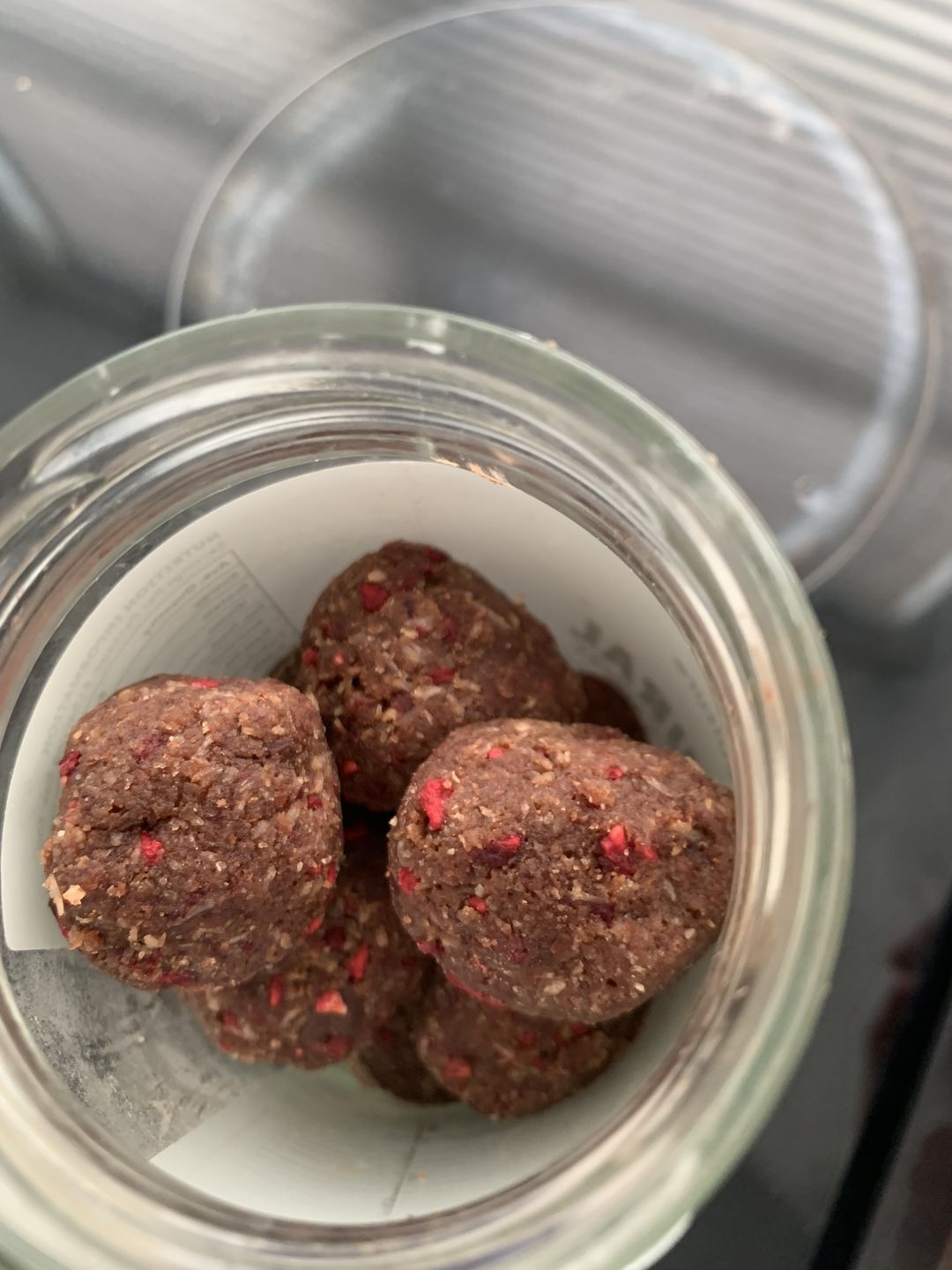 Customer photo review of Raspberry Brownie Rad Ball Mix