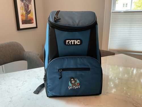 Customer photo review of Lightweight Backpack Cooler | 15 Can