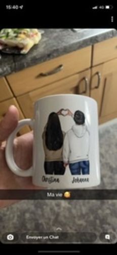 Customer photo review of Besties d'hiver - Mug personnalisé
