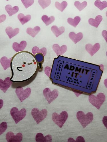 Customer photo review of Ghost ARMY Pin