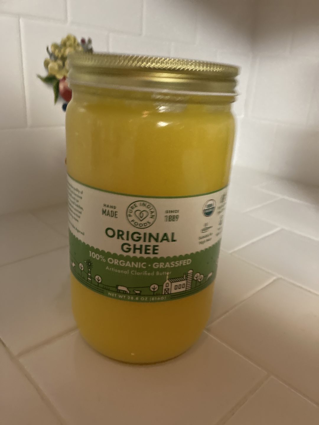 Customer photo review of Original Ghee, Grassfed & Certified Organic
