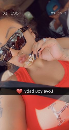 Customer photo review of Double Plated Love Name Necklace with Cuban Chain