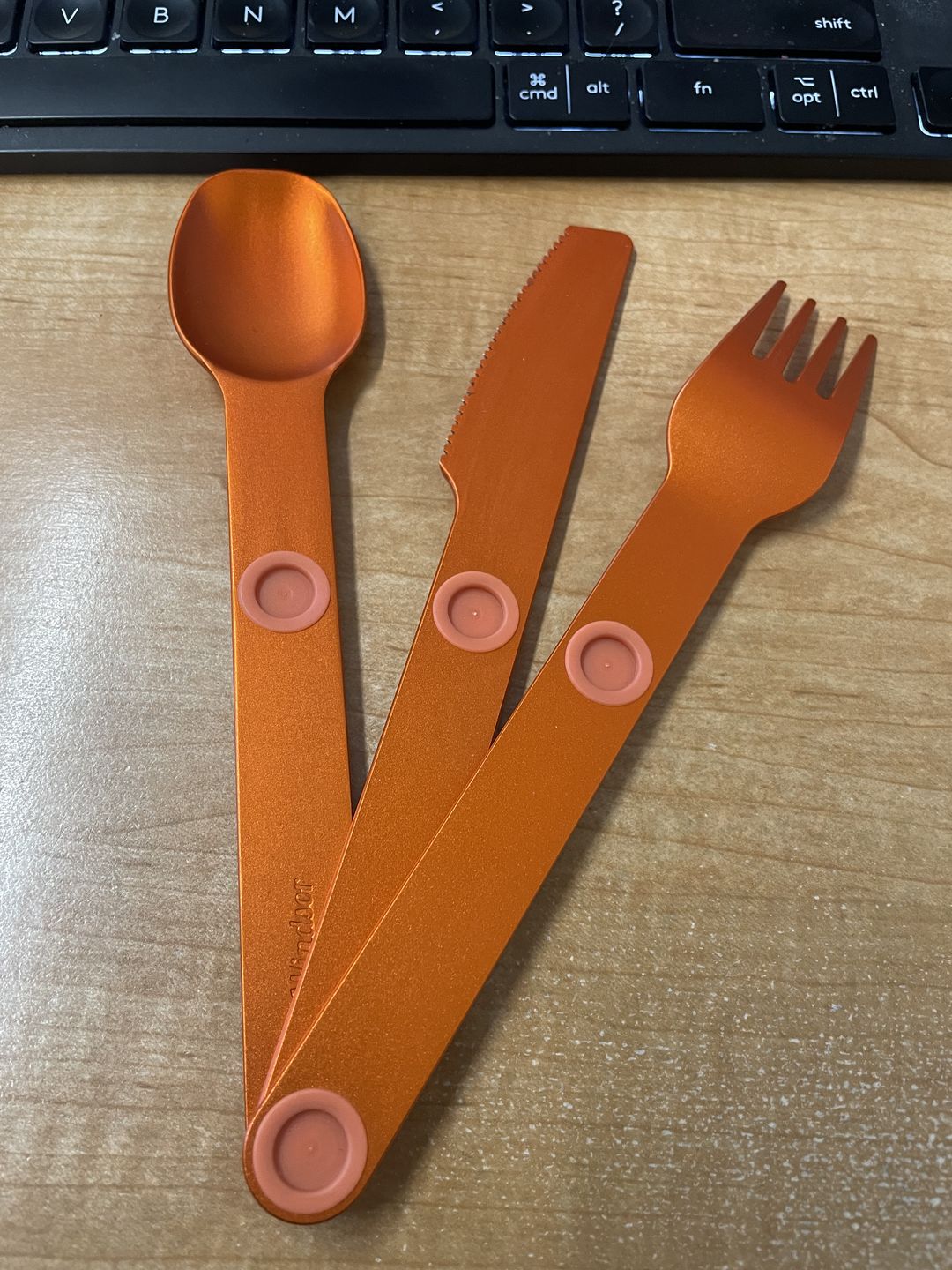 Customer photo review of Magware - Magnetic Flatware Single Set (3 PCS)