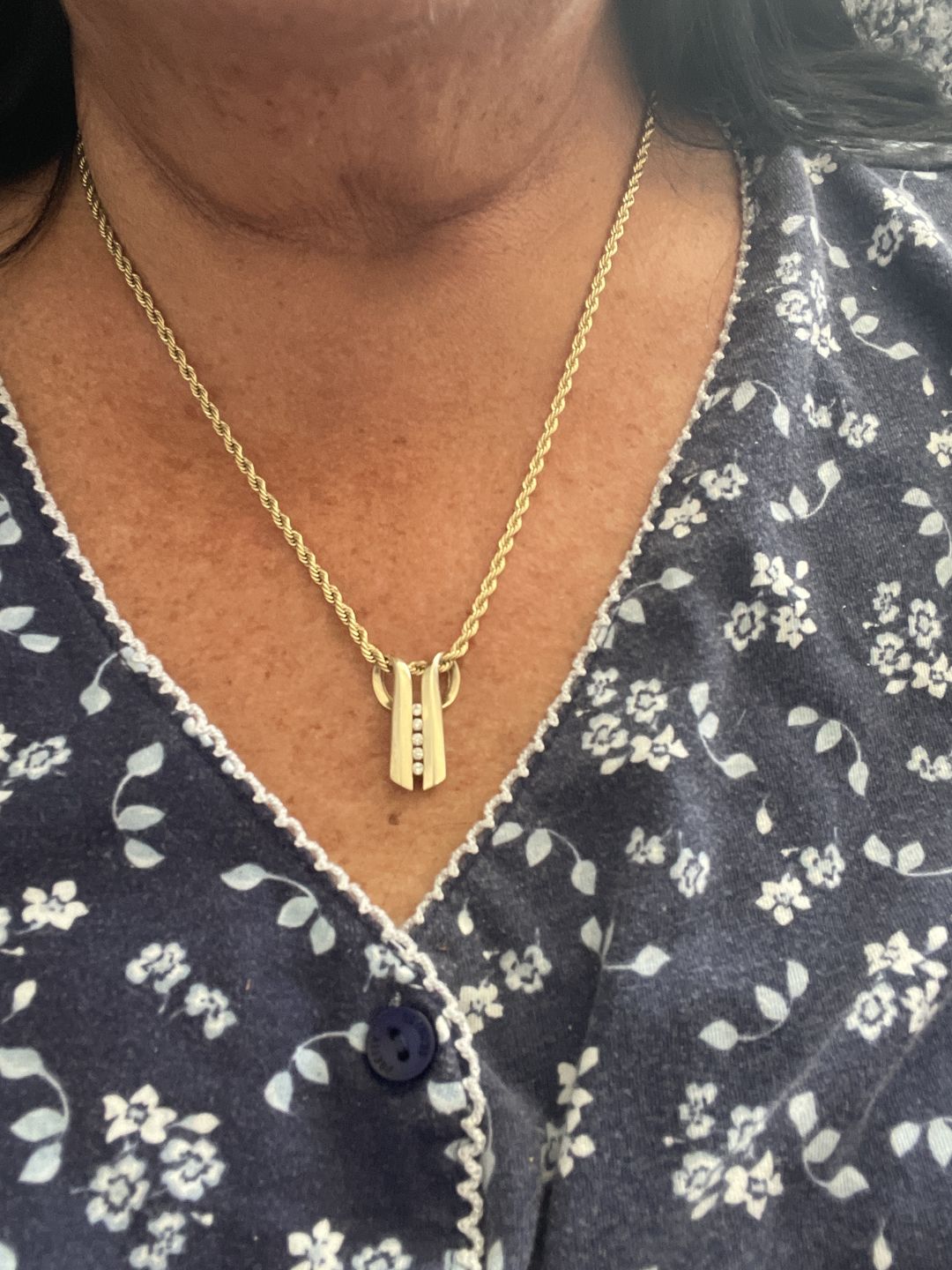 Customer photo review of Rope Necklace