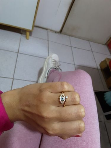 Customer photo review of Evil Eye Protection Ring