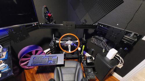 Customer photo review of PRIME Integrated Monitor Mount