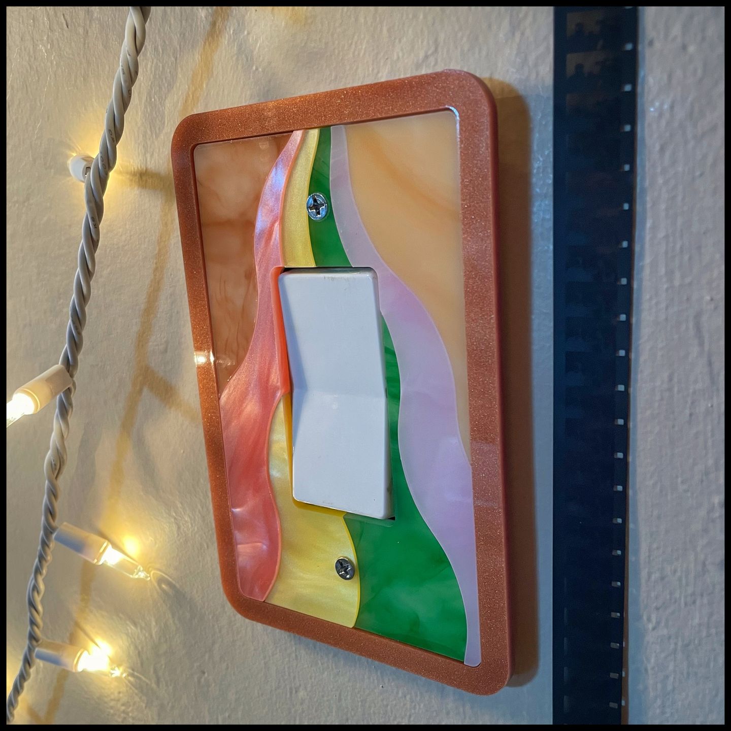 Customer photo review of Smoke Trail Light Switch Cover