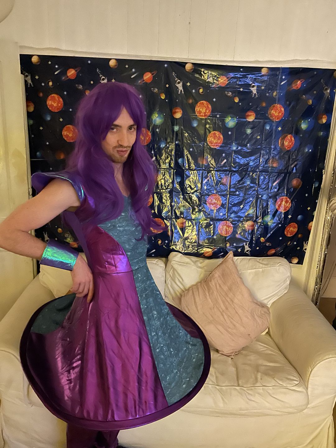 Customer photo review of Alien Lady Costume