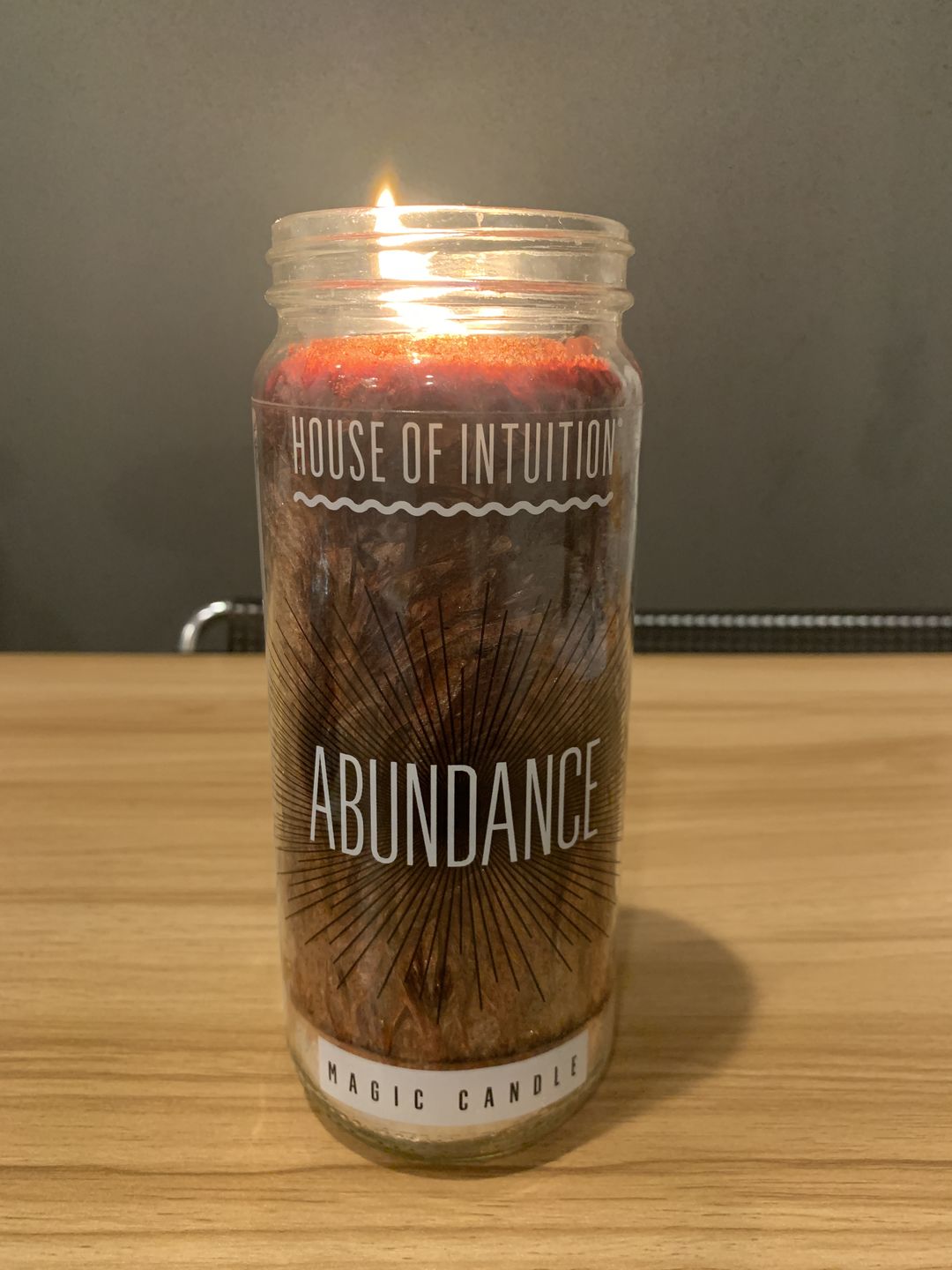 Customer photo review of Abundance Magic Candle